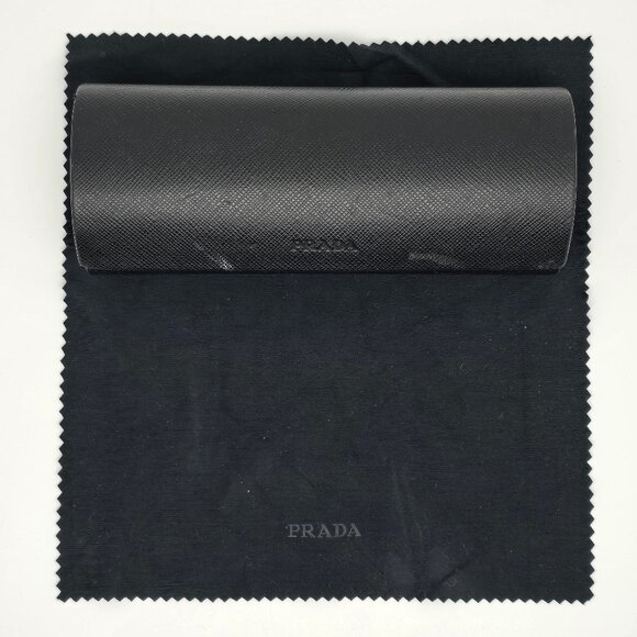 Prada VPR 58L 5AV-1O1 Gunmetal Plum Eyeglasses Frame w/ Case Italy 49-14-135 - Picture 13 of 14